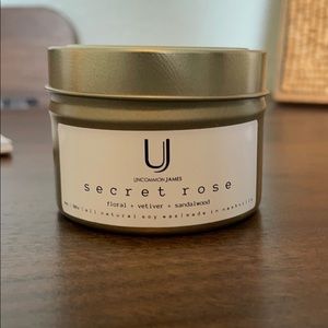 Uncommon James Secret Rose Candle